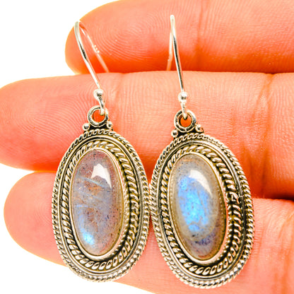 Labradorite Earrings handcrafted by Ana Silver Co - EARR417037