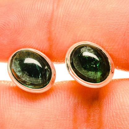 Green Tourmaline Earrings handcrafted by Ana Silver Co - EARR417038