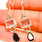 Rose Quartz Earrings handcrafted by Ana Silver Co - EARR417045