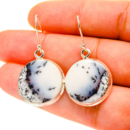 Dendritic Opal Earrings handcrafted by Ana Silver Co - EARR417063