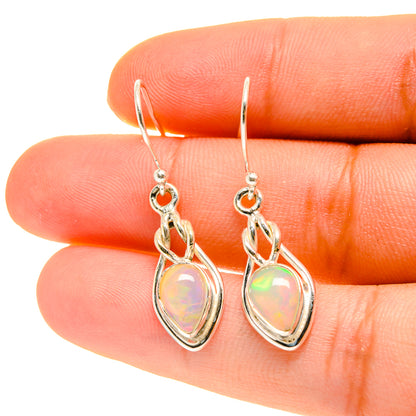 Ethiopian Opal Earrings handcrafted by Ana Silver Co - EARR417070