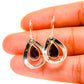 Garnet Earrings handcrafted by Ana Silver Co - EARR417073