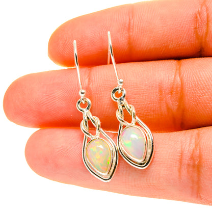 Ethiopian Opal Earrings handcrafted by Ana Silver Co - EARR417074