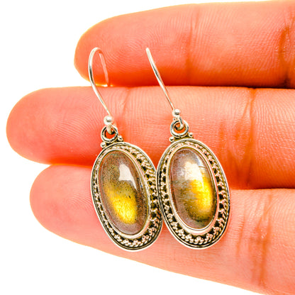 Labradorite Earrings handcrafted by Ana Silver Co - EARR417075
