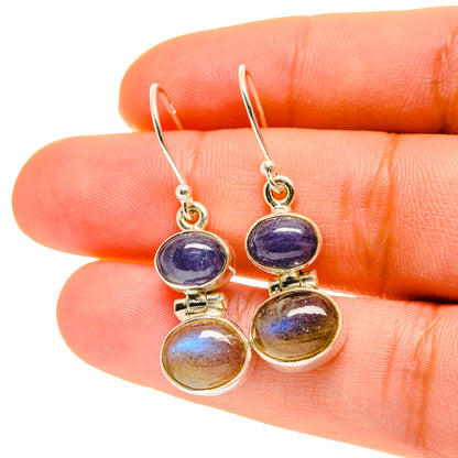 Labradorite Earrings handcrafted by Ana Silver Co - EARR417086