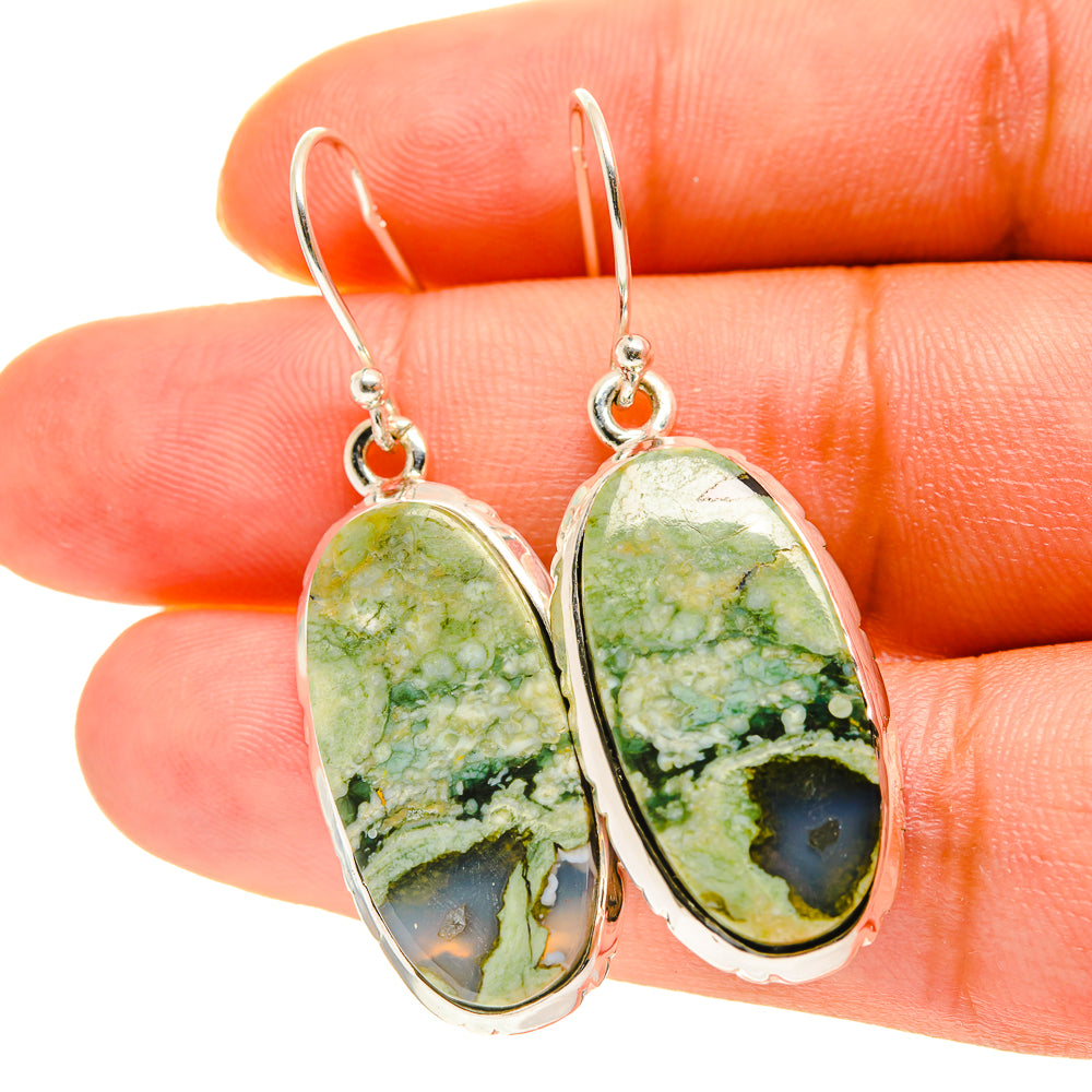 Rainforest Opal Earrings handcrafted by Ana Silver Co - EARR417092