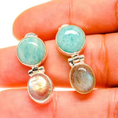 Labradorite Earrings handcrafted by Ana Silver Co - EARR417096