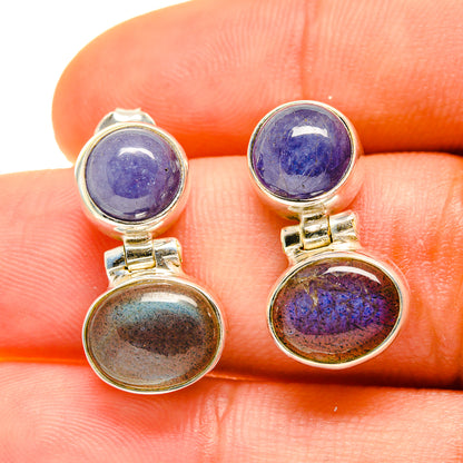 Labradorite Earrings handcrafted by Ana Silver Co - EARR417098