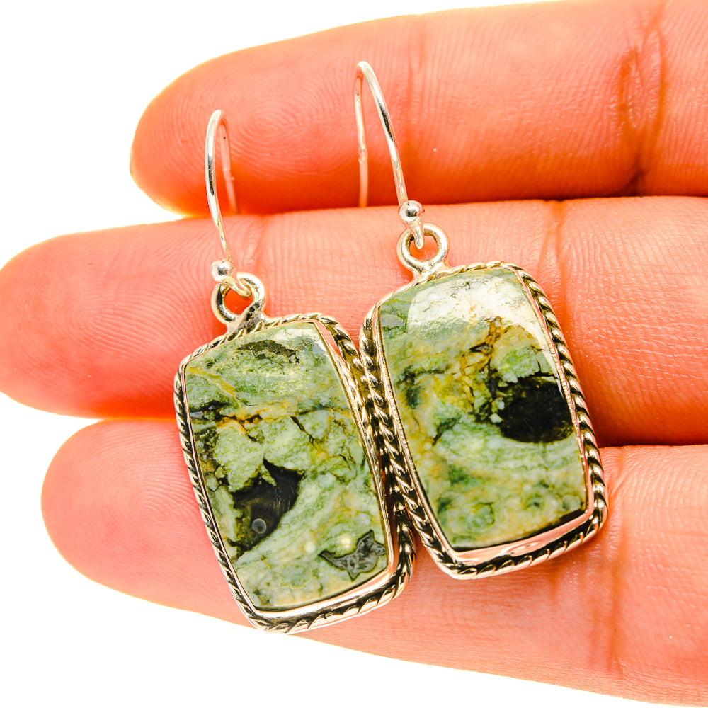 Rainforest Opal Earrings handcrafted by Ana Silver Co - EARR417106