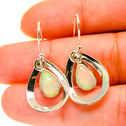 Ethiopian Opal Earrings handcrafted by Ana Silver Co - EARR417108