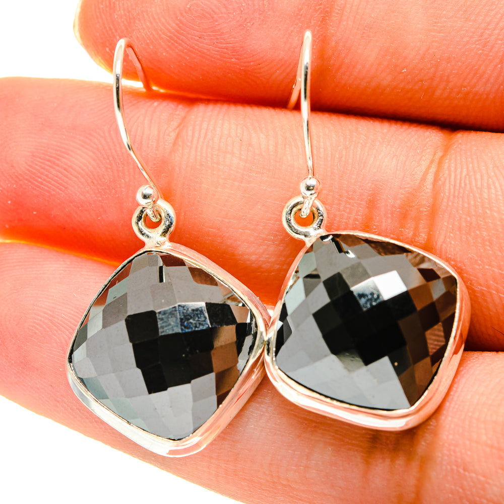 Hematite Earrings handcrafted by Ana Silver Co - EARR417114