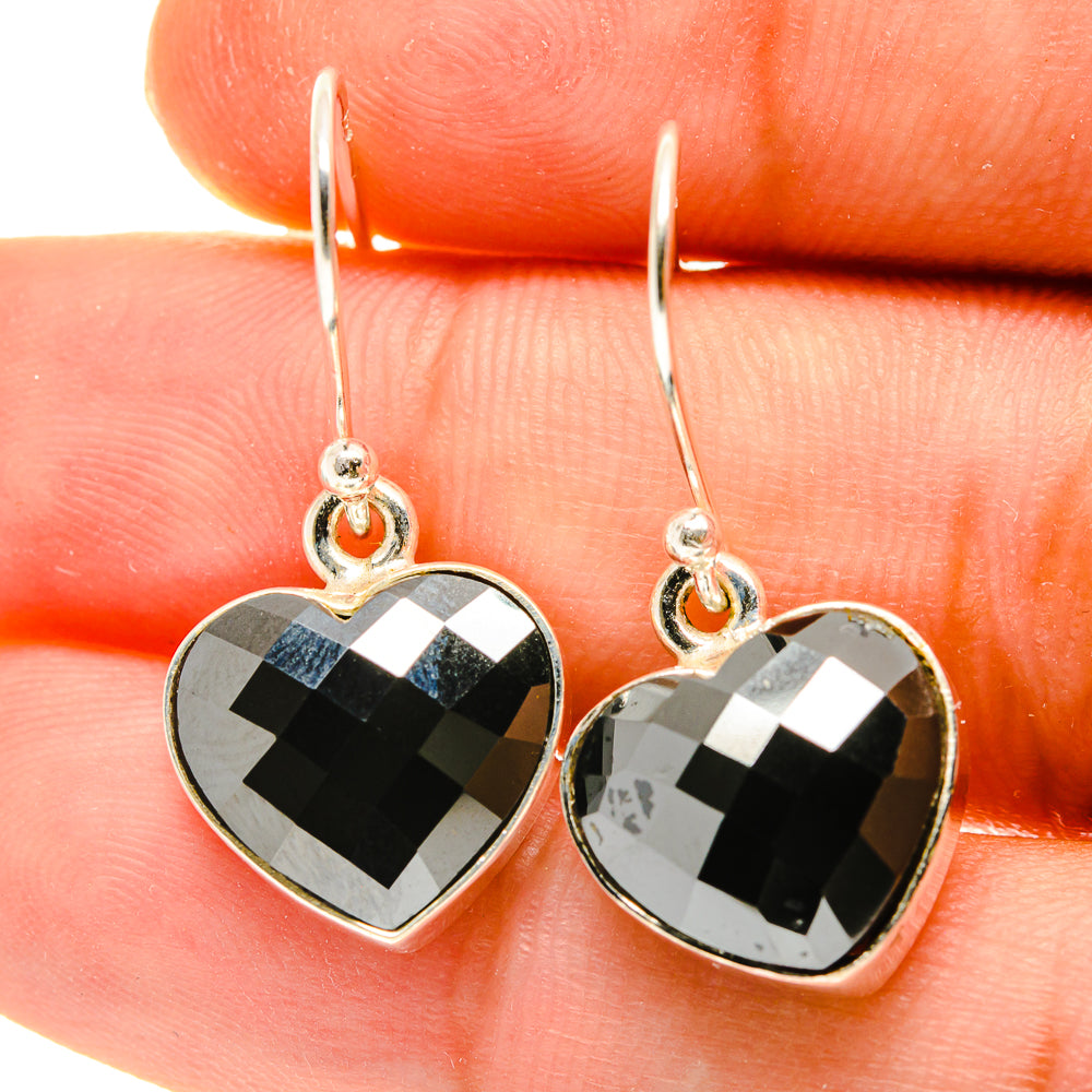 Hematite Earrings handcrafted by Ana Silver Co - EARR417117