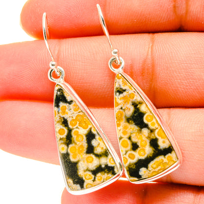 Ocean Jasper Earrings handcrafted by Ana Silver Co - EARR417121