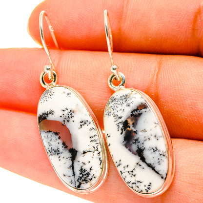 Dendritic Opal Earrings handcrafted by Ana Silver Co - EARR417123