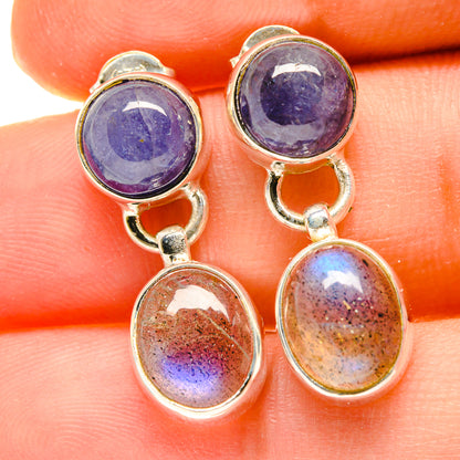 Labradorite Earrings handcrafted by Ana Silver Co - EARR417126