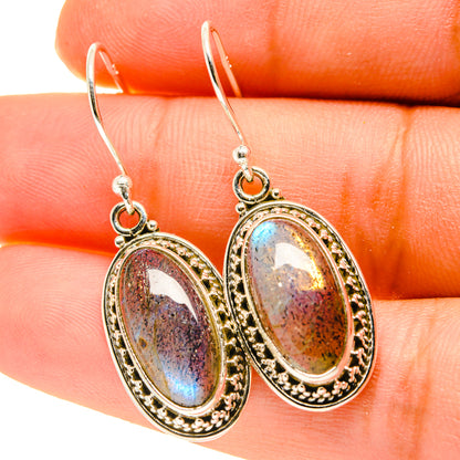 Labradorite Earrings handcrafted by Ana Silver Co - EARR417133