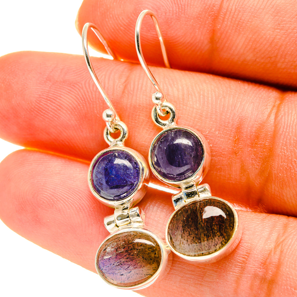 Labradorite Earrings handcrafted by Ana Silver Co - EARR417162