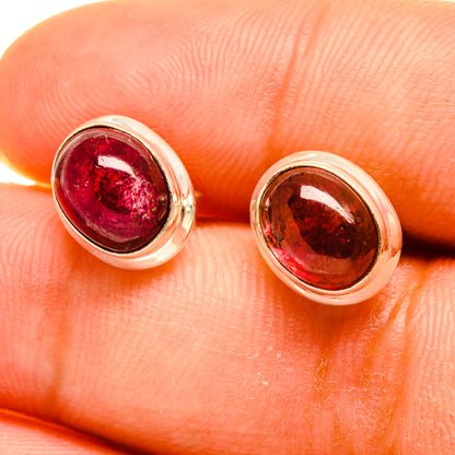 Pink Tourmaline Earrings handcrafted by Ana Silver Co - EARR417178