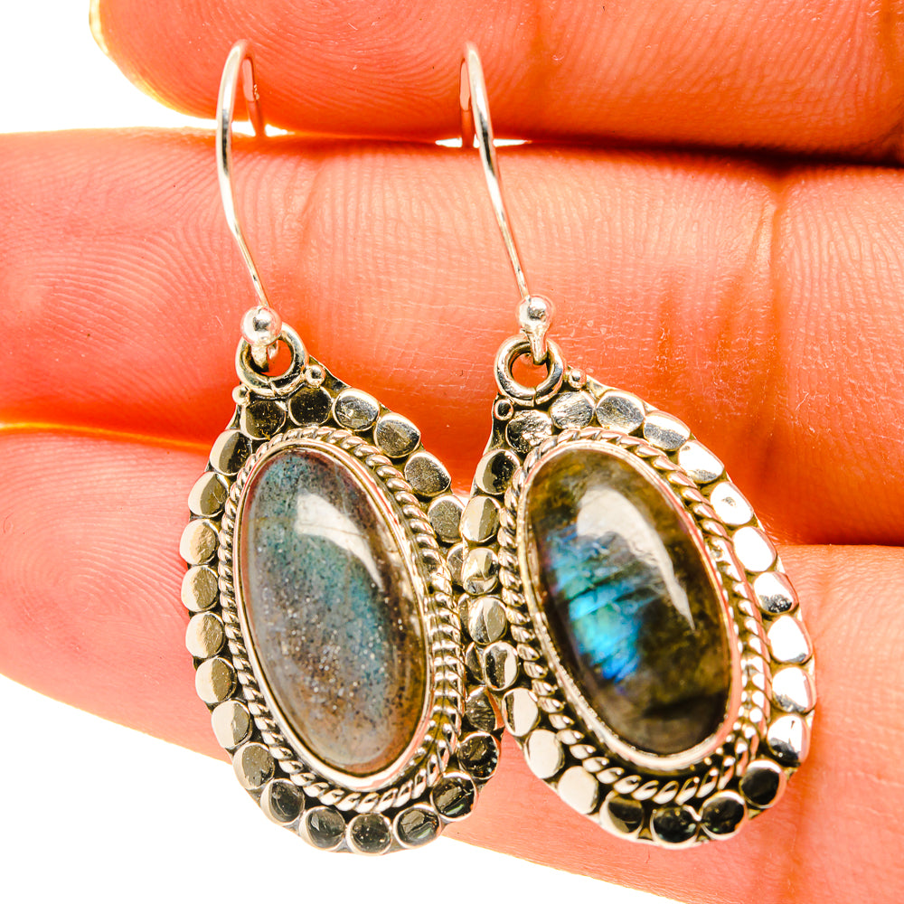 Labradorite Earrings handcrafted by Ana Silver Co - EARR417186