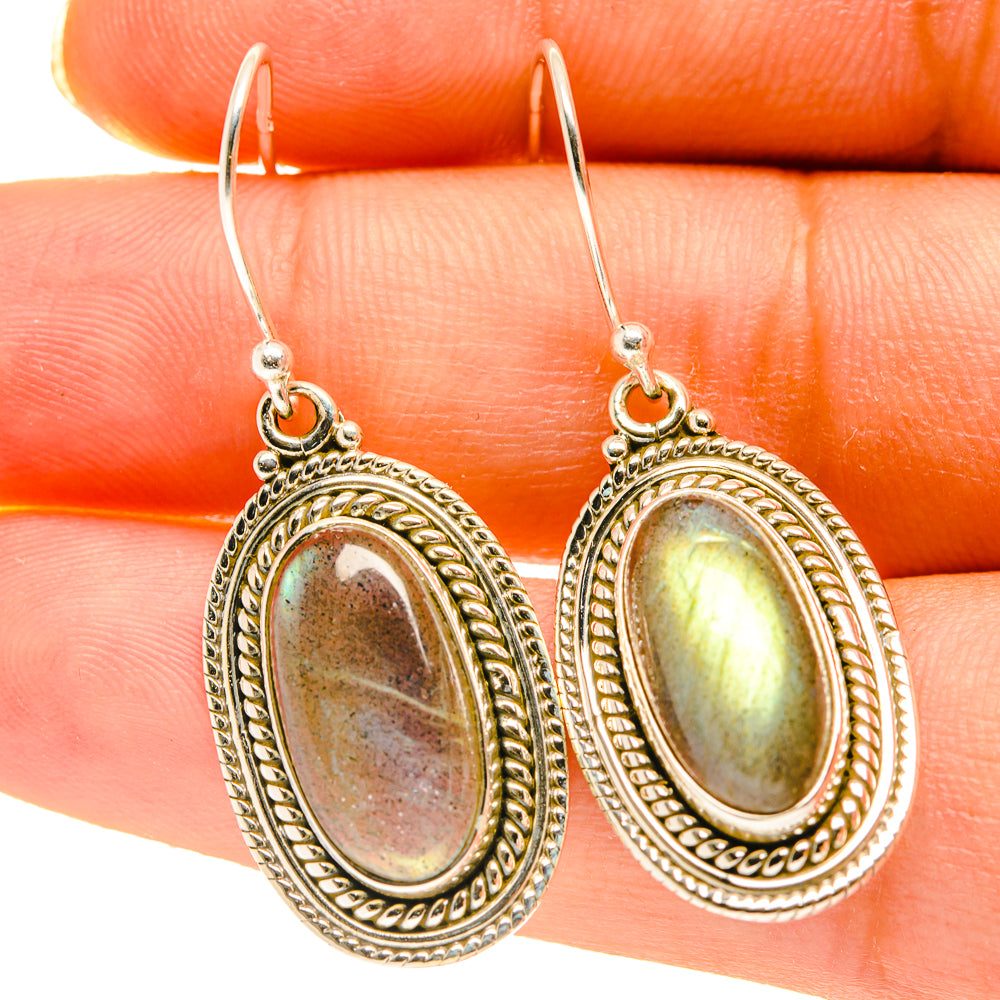 Labradorite Earrings handcrafted by Ana Silver Co - EARR417189