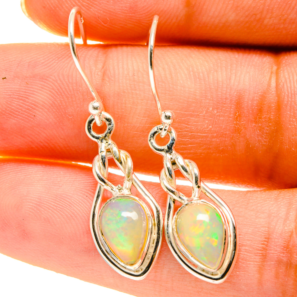 Ethiopian Opal Earrings handcrafted by Ana Silver Co - EARR417196