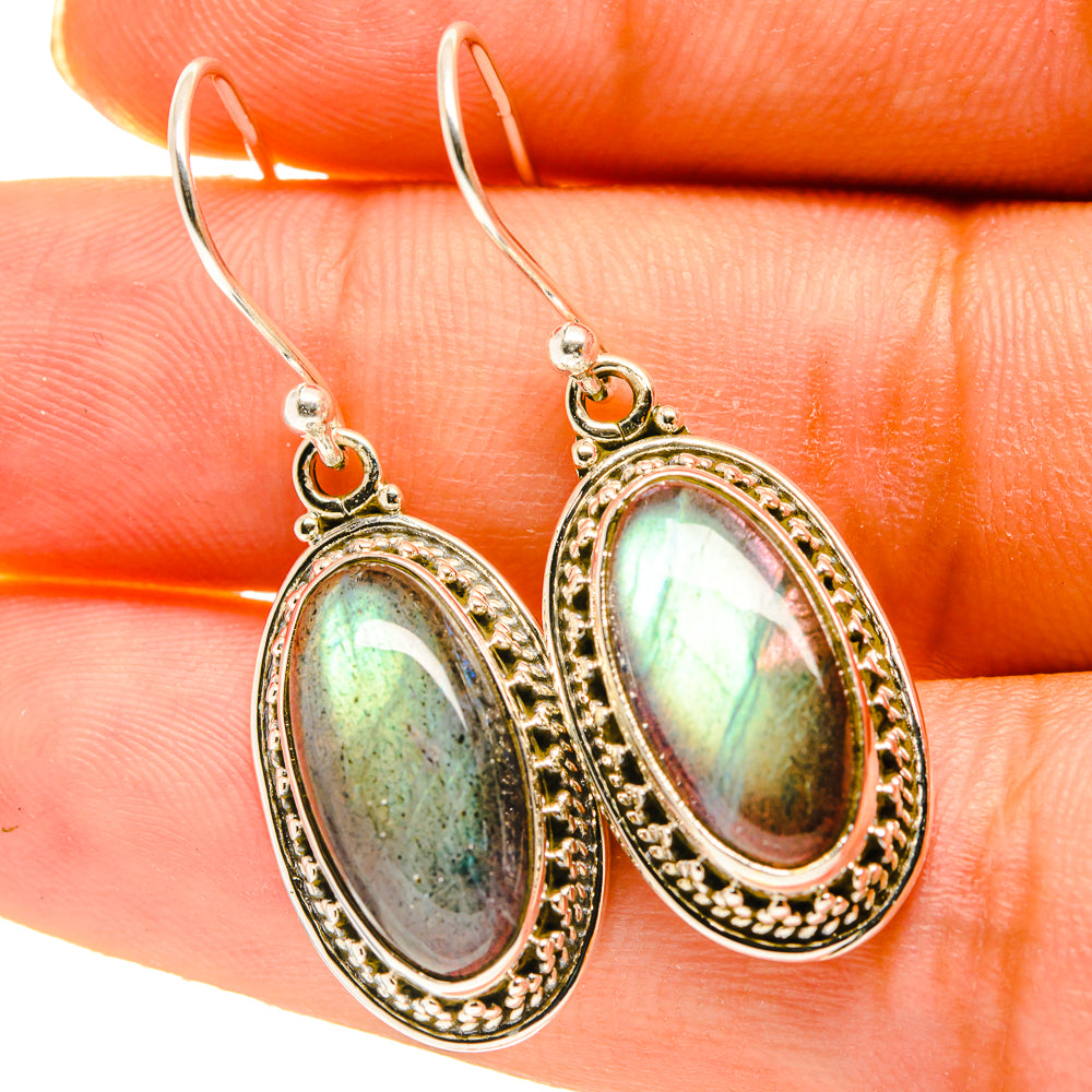 Labradorite Earrings handcrafted by Ana Silver Co - EARR417198