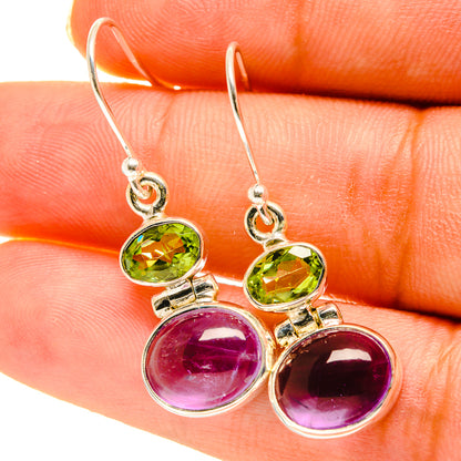 Amethyst Earrings handcrafted by Ana Silver Co - EARR417200