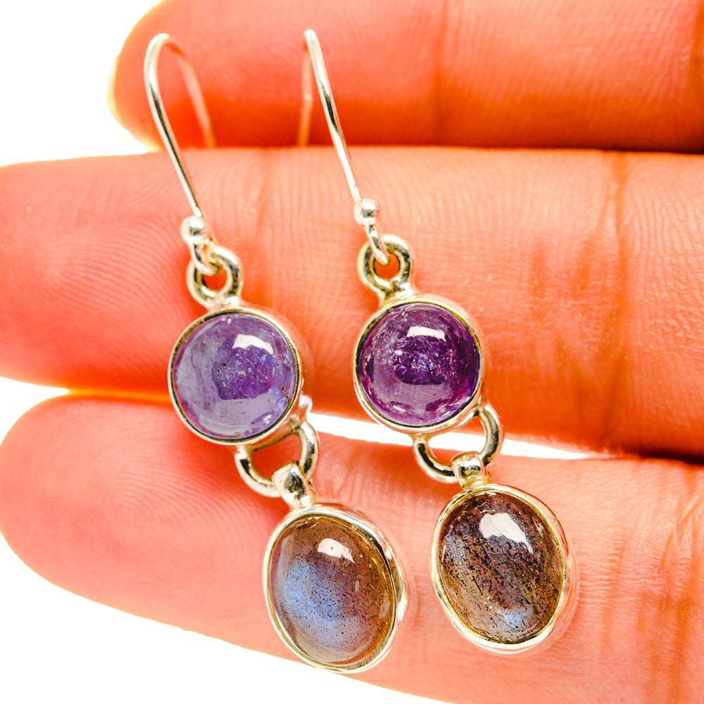Labradorite Earrings handcrafted by Ana Silver Co - EARR417207