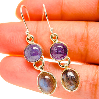 Labradorite Earrings handcrafted by Ana Silver Co - EARR417207