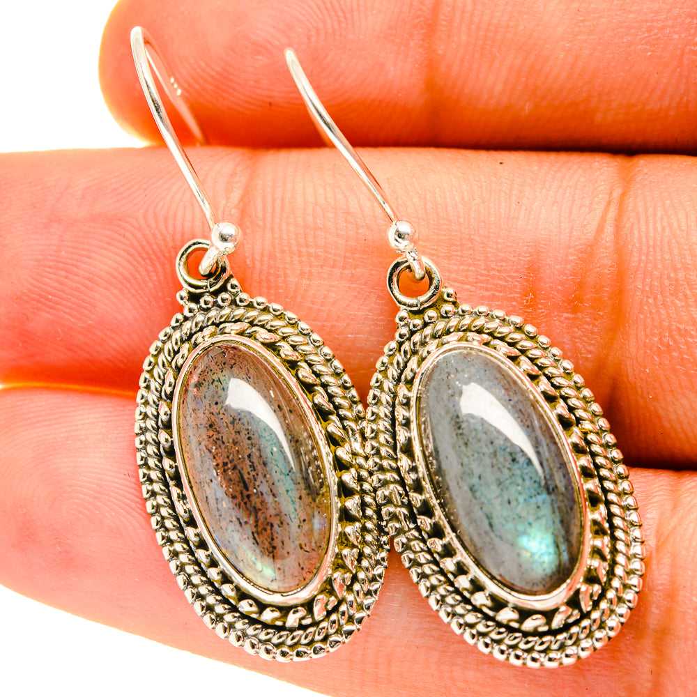 Labradorite Earrings handcrafted by Ana Silver Co - EARR417213