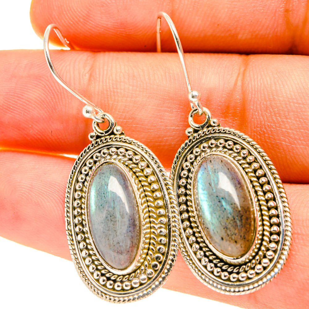 Labradorite Earrings handcrafted by Ana Silver Co - EARR417240