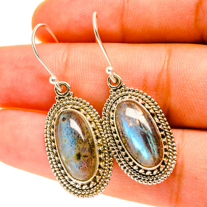 Labradorite Earrings handcrafted by Ana Silver Co - EARR417243