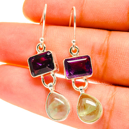 Prehnite Earrings handcrafted by Ana Silver Co - EARR417247