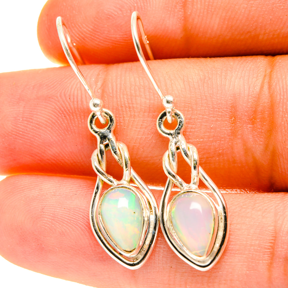 Ethiopian Opal Earrings handcrafted by Ana Silver Co - EARR417254