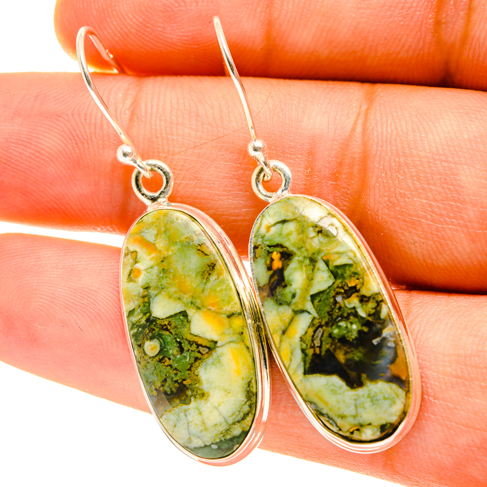 Rainforest Opal Earrings handcrafted by Ana Silver Co - EARR417256