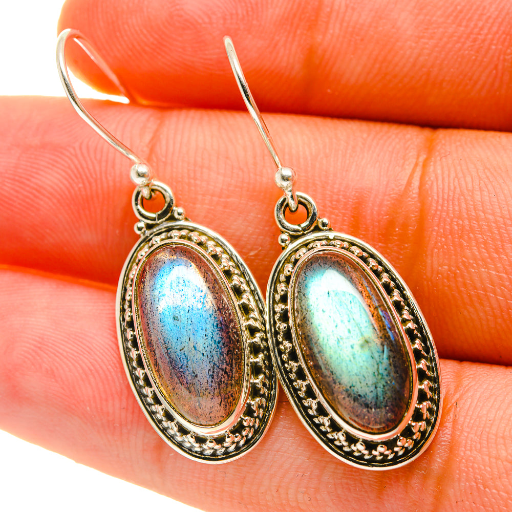 Labradorite Earrings handcrafted by Ana Silver Co - EARR417260