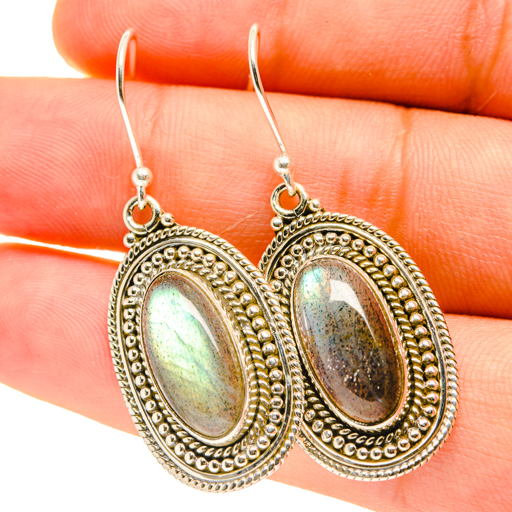 Labradorite Earrings handcrafted by Ana Silver Co - EARR417268