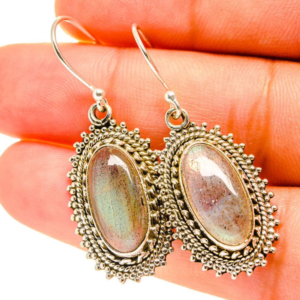Labradorite Earrings handcrafted by Ana Silver Co - EARR417273