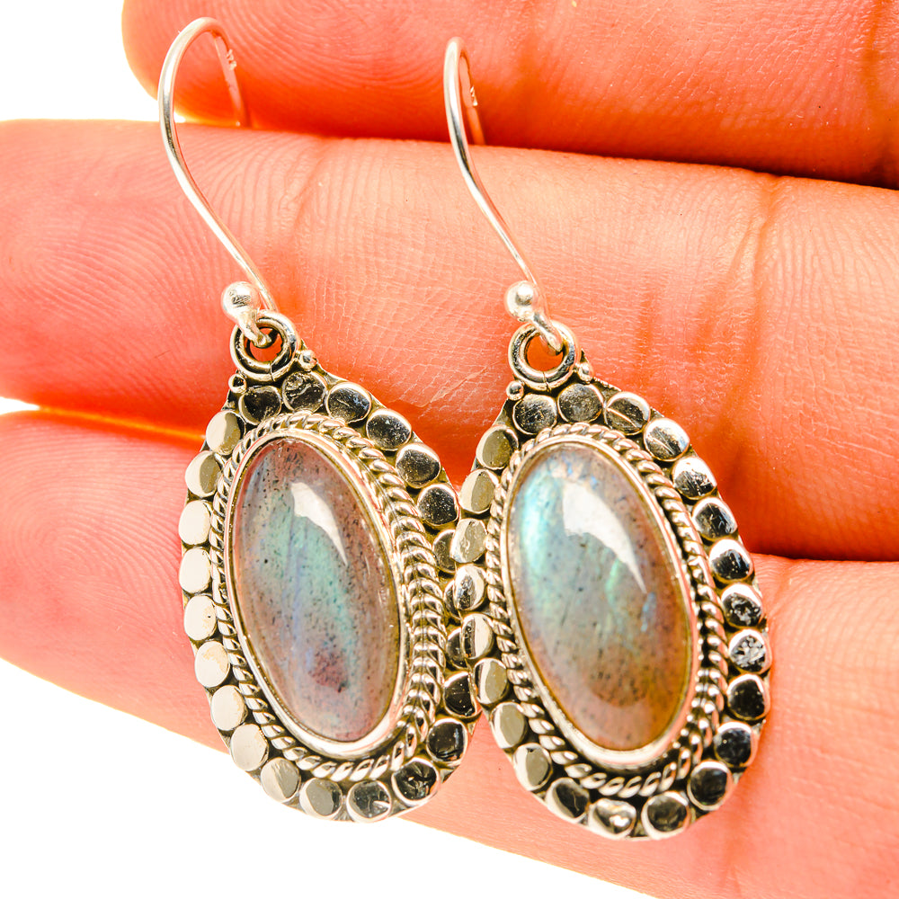 Labradorite Earrings handcrafted by Ana Silver Co - EARR417282