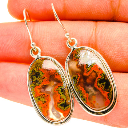 Moroccan Agate Earrings handcrafted by Ana Silver Co - EARR417287