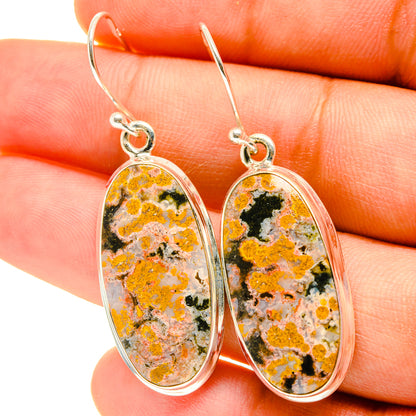 Ocean Jasper Earrings handcrafted by Ana Silver Co - EARR417288