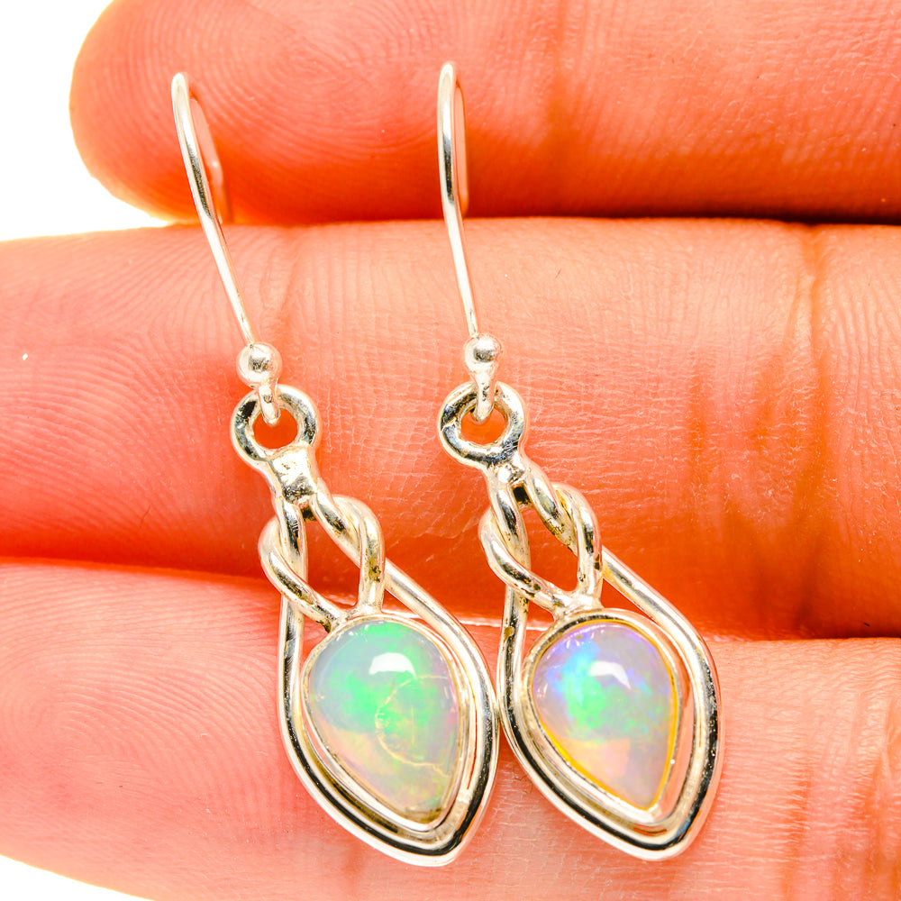 Ethiopian Opal Earrings handcrafted by Ana Silver Co - EARR417297