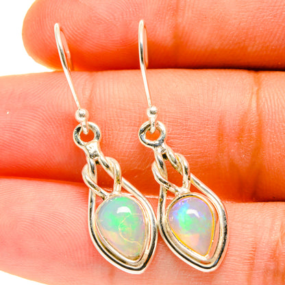 Ethiopian Opal Earrings handcrafted by Ana Silver Co - EARR417297