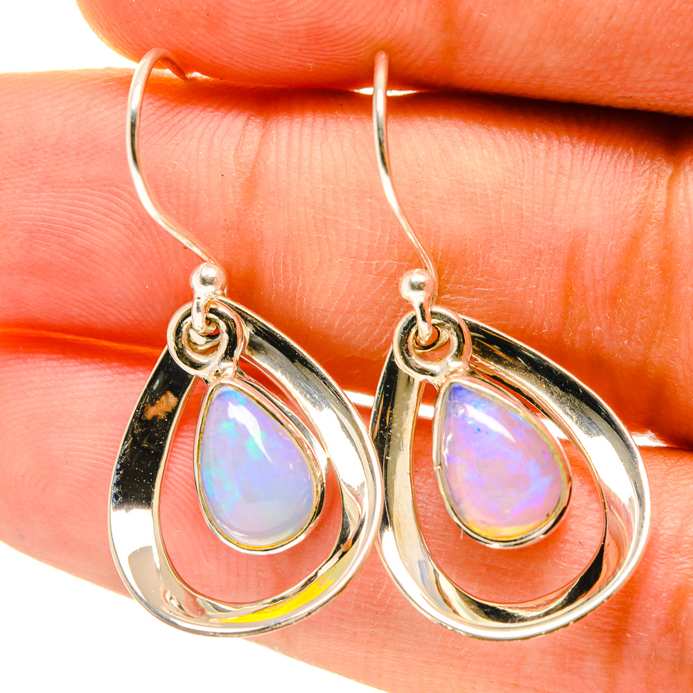 Ethiopian Opal Earrings handcrafted by Ana Silver Co - EARR417303