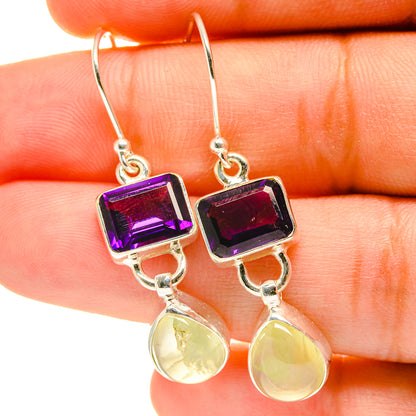 Prehnite Earrings handcrafted by Ana Silver Co - EARR417307