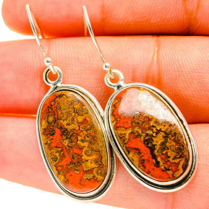 Moroccan Agate Earrings handcrafted by Ana Silver Co - EARR417321