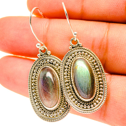 Labradorite Earrings handcrafted by Ana Silver Co - EARR417331