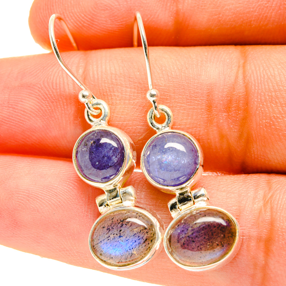 Labradorite Earrings handcrafted by Ana Silver Co - EARR417341
