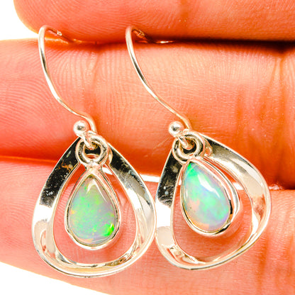 Ethiopian Opal Earrings handcrafted by Ana Silver Co - EARR417349