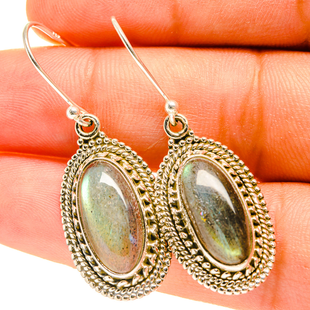 Labradorite Earrings handcrafted by Ana Silver Co - EARR417350